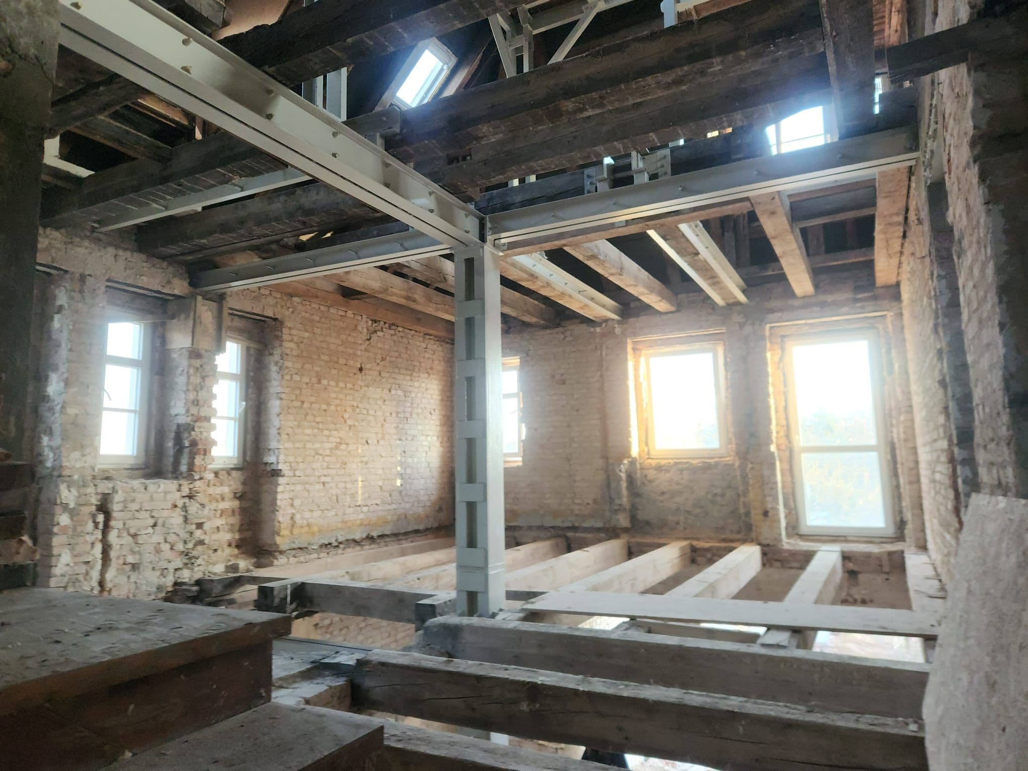 Konstrukcja stalowa szkieletu domu jednorodzinnego